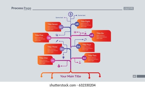 Eight Branch Tree Slide Template