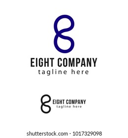 Eight Company Logo Vector Template Design