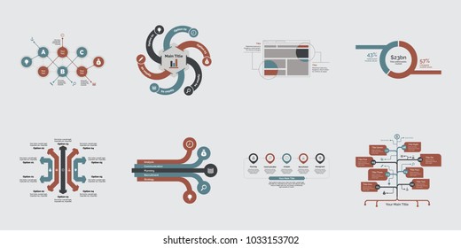 Eight Development Charts Templates Set