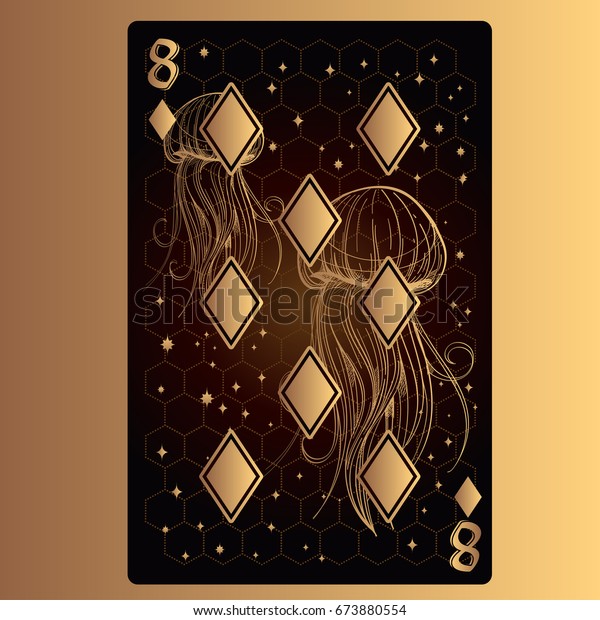 8 of diamonds playing card