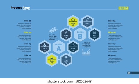 Eight Elements Success Slide Template Stock Vector (Royalty Free) 702072067