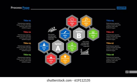 Eight Elements Success Slide Template Stock Vector (Royalty Free ...