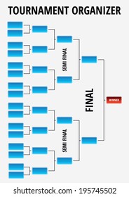 Eight final chart on grey background