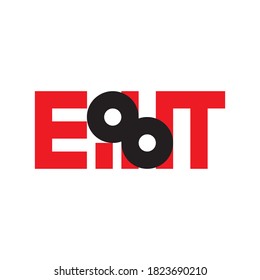 EIGHT letter logo design vector