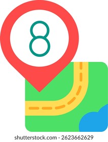 Eight Line vector Icon Design