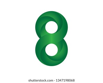Eight logo vector