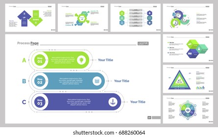 Eight Management Slide Templates Set