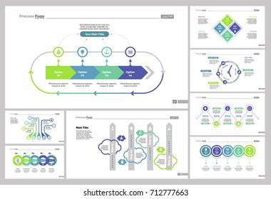 Eight Management Slide Templates Set