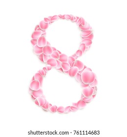 Eight March - Happy Women s Day concept. And also includes EPS 10 vector