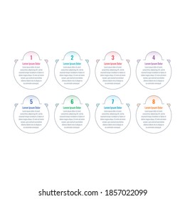 eight options web, annual report, internet informational template. business information template