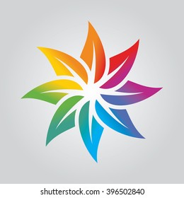   Eight point star icon