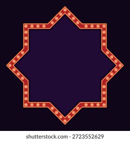 Marco de la carpa de la estrella de ocho puntos