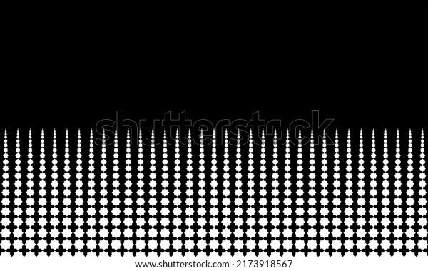 Eight Point Star Shape Motifs Pattern Stock Vector (Royalty Free ...