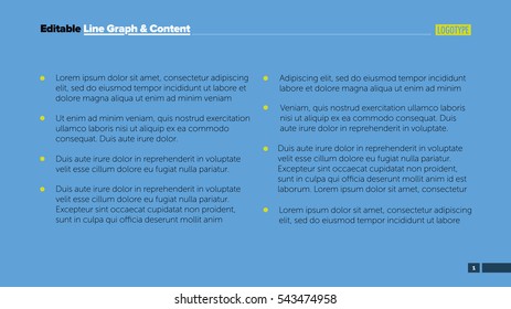 Eight Points Text Slide Template