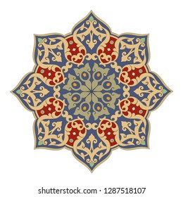Eight Side Arabesque Pattern Design