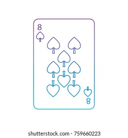 eight of spades french playing cards related icon icon image 