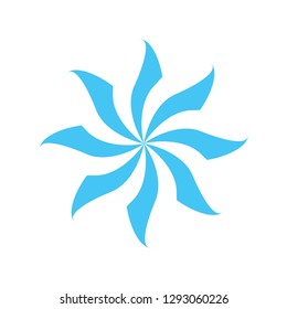 Eight Star Flower Logo