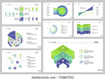 Eight Statistics Slide Templates Set