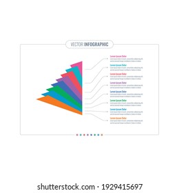 eight steps information template. web, internet, annual report, magazine, business infographic template