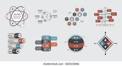 Eight Training Charts Templates Set