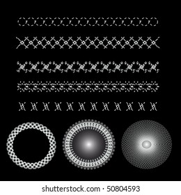 eight vector ornament