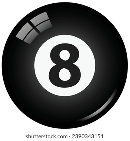 The Eight-ball ( regular Pool ) 8-BALL POCKETED ON THE BREAK.