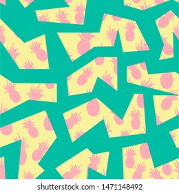 Eightees Colorful Seamless Vector Pattern