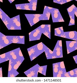 Eightees Colorful Seamless Vector Pattern