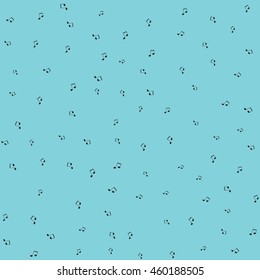 eighth notes music signs background