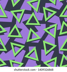 Eighties Neon Colorful Seamless Pattern