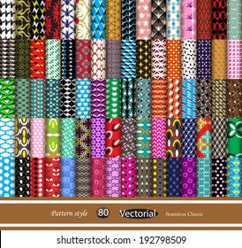 eighty classic pattern. vector / illustration