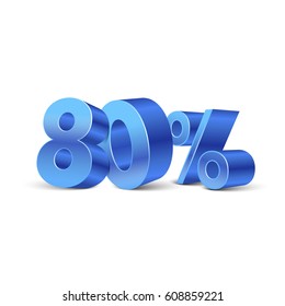 eighty percent of discount