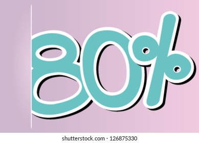 eighty percent icon