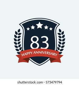 Eighty Three Years Anniversary Emblem