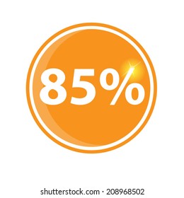 eighty-five percent, isolated 85%