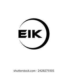 EIK Letter Logo Design, Inspiration for a Unique Identity. Modern Elegance and Creative Design. Watermark Your Success with the Striking this Logo.