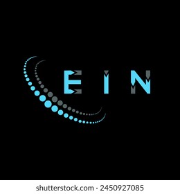 EIN letter logo abstract design. EIN unique design. EIN.
