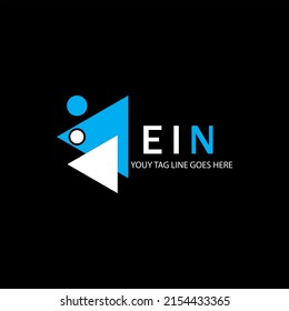 EIN letter logo creative design with vector graphic