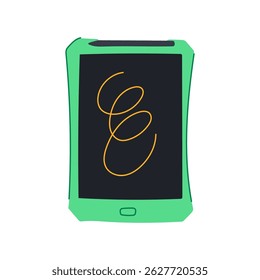 eink digital handwriting pad cartoon. notetaking sketching, portable wireless, bluetooth rechargeable eink digital handwriting pad sign. isolated symbol vector illustration