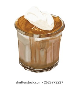 Einspanner Cream Vienna Cafe Latte Beverage Dessert