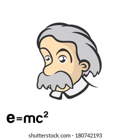 Einstein character cartoon