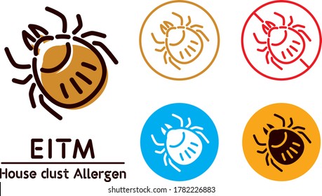 Eitm icon / House dust allergen,allergy