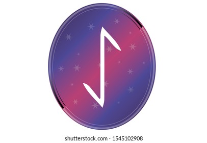 Eiwaz runes symbol vector images