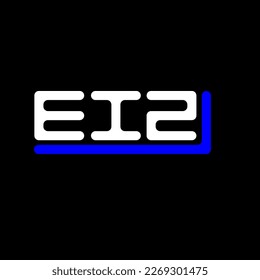 EIZ letter logo creative design with vector graphic, EIZ simple and modern logo.