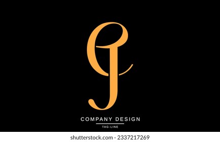 EJ, JE, Abstract Letters Logo Monogram