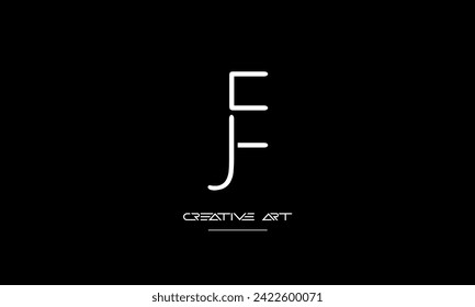 EJ, JE, E, J abstract letters logo monogram