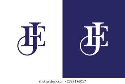 ej or je letter logo icon