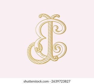 EJ, JE, logo EJ, Letter EJ,  Monogram EJ, Wedding Monogram, Wedding Logo, Logo Design , Monogram Vintage
