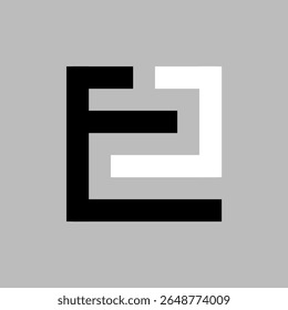 EJ LETTER VECTOR UNIQUE LOGO