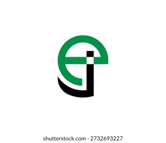 Design do logotipo EJ e Design do logotipo JE